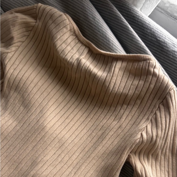 Princess Polly Beige Long Sleeve Knit Dress - Picture 10 of 10